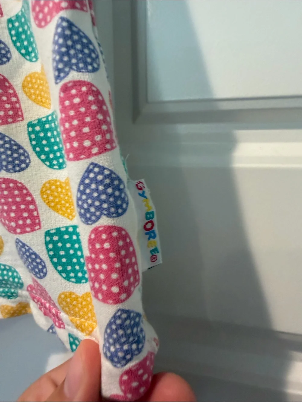 Vintage 90s Gymboree Heart Boxer Style Lounger Girls Shorts Size Large